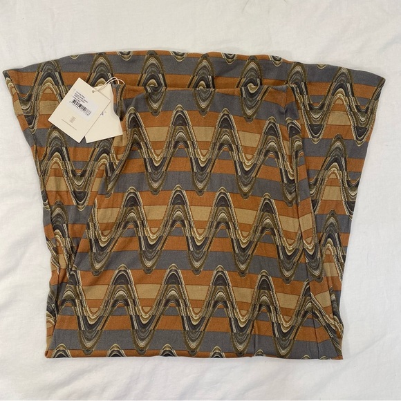 Faithful The Brand Elina Maxi Skirt in Ripple Green - Picture 12 of 12